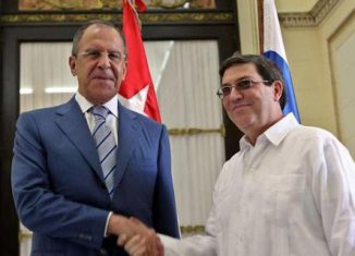 El ministro de Relaciones Exteriores, Bruno Rodríguez Parrilla, recibió a su homólogo ruso, Serguéi Víctorovich Lavrov, quien realiza una visita oficial a la mayor de las Antillas.