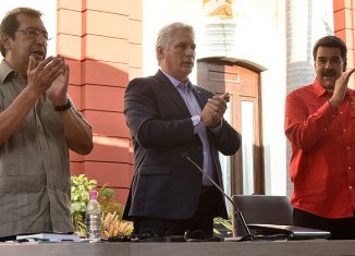 El Presidente cubano, Miguel Díaz-Canel Bermúdez, aseguró que la mayor maldad del imperio se empequeñece frente a la unidad de Nuestra América.