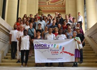 Los integrantes del grupo de solidaridad conocieron la labor de los miembros de la Asamblea Nacional del Poder Popular.