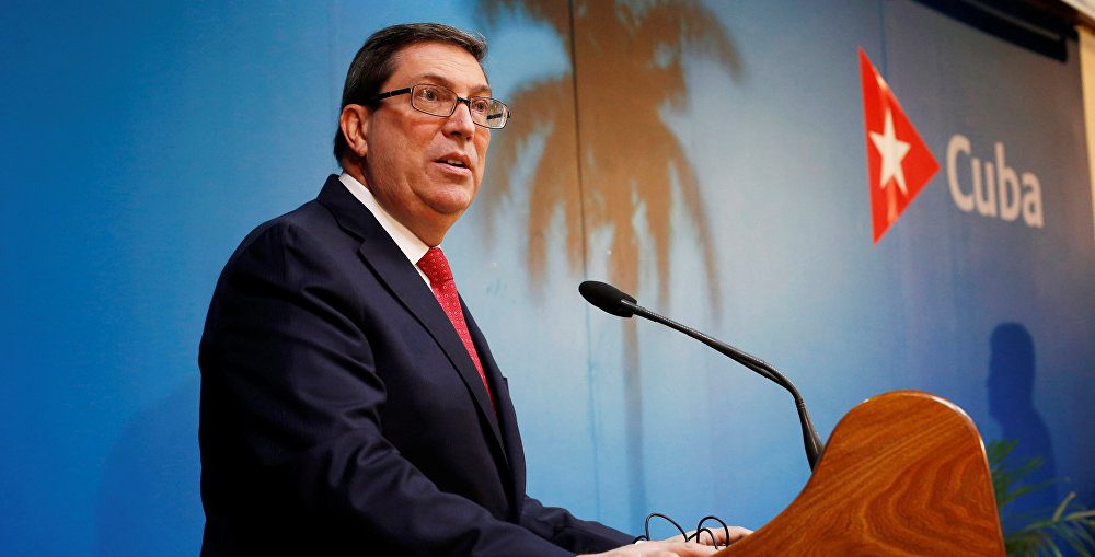 El Jefe de la diplomacia cubana expresó su preocupación por la respuesta de Washington ante una economía sacudida por la guerra comercial del presidente Donald Trump contra China.