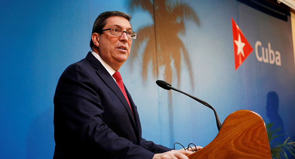 El Jefe de la diplomacia cubana expresó su preocupación por la respuesta de Washington ante una economía sacudida por la guerra comercial del presidente Donald Trump contra China.