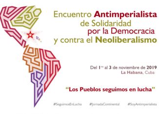 La Habana vuelve a ser punto de encuentro para quienes defienden la paz, la solidaridad entre los pueblos, la justicia y la democracia, sustentada en un verdadero poder de las masas progresistas.