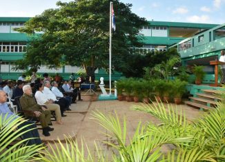 En el acto el presidente cubano Miguel Díaz-Canel Bermúdez llamó a la Casa de Altos Estudios a trabajar por la identidad de la provincia.