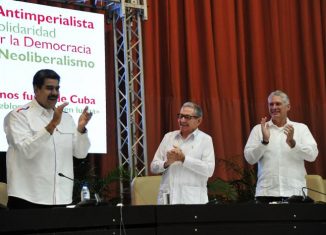 Discurso pronunciado por Miguel M. Díaz-Canel Bermúdez, Presidente de la República de Cuba, en la clausura del Encuentro antimperialista de solidaridad, por la democracia y contra el neoliberalismo, en el Palacio de Convenciones, el 3 de noviembre de 2019
