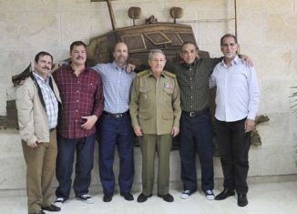 El 17 de diciembre de 2014 llegaron a la Patria Ramón, Antonio y Gerardo, quienes junto a René y Fernando sufrieron injustas condenas por su lucha contra el terrorismo contra Cuba desde Estados Unidos.