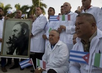 El mandatario compartió un artículo del rotativo Granma en el que se resume la decisión del gobierno cubano de enviar o reforzar brigadas médicas en Venezuela, Nicaragua, Granada, Surinam, Jamaica e Italia para apoyar en el combate a la Covid-19.