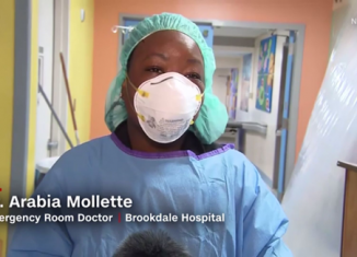 La Dra Arabia Mollette labora como médico de emergencias en el Centro Médico del Hospital de la Universidad de Brookdale, en Brownsville, uno de los barrios más pobres de la gran manzana.