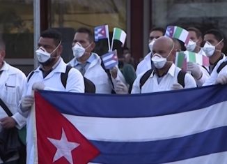 Desde su arribo a Turín, para la brigada, que forma parte del Contingente Internacional Henry Reeve, no faltaron las muestras de agradecimiento de residentes en esa región, al norte del país.