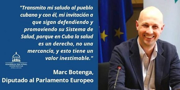 El eurodiputado belga Marc Botenga reconoció este miércoles la labor de los profesionales cubanos de la salud en el enfrentamiento a la COVID 19 y llamó a los países de Europa a denunciar con más firmeza el bloqueo estadounidense.