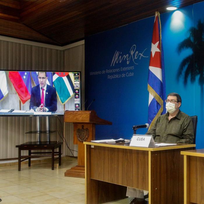 El Ministro de Exteriores de Cuba destacó la esencia humanista de los miembros e invitados de la alba-tcp que defienden el derecho a la salud y a la vida, a pesar de las presiones económicas.