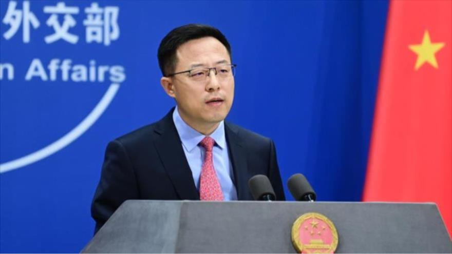 Zhao Lijian, vocero del Ministerio de Relaciones Exteriores, deploró la permanencia de dicha política aunque la comunidad internacional la rechazó de manera consecutiva y mayoritaria en la ONU durante los últimos 29 años.