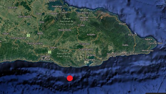 A las 9:33 pm del domingo, la red de Estaciones del Servicio Sismológico Nacional registró un sismo perceptible, localizado en las coordenadas 19.693 grados de latitud norte y los -75.484 grados de longitud oeste, con una profundidad de 16.3 km.