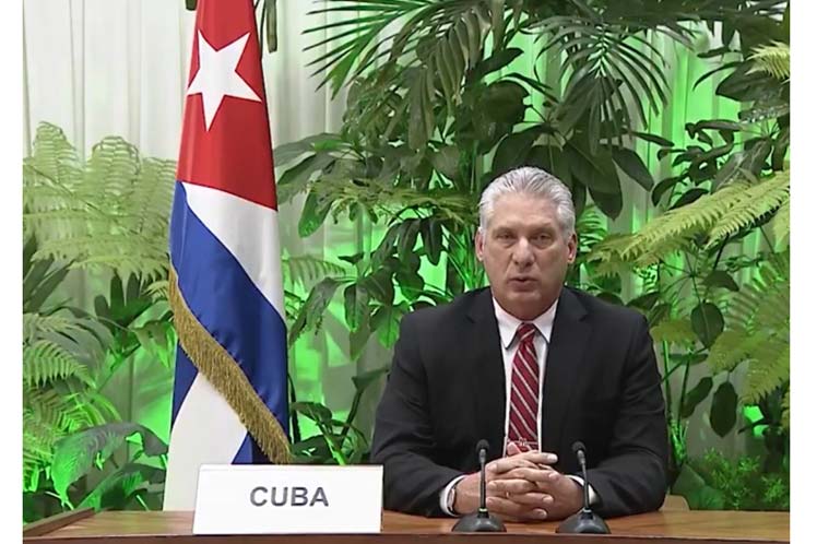 Con anterioridad Miguel Díaz-Canel Bermúdez participó en el Momento sobre los Objetivos de Desarrollo Sostenible, en la reunión por el aniversario 20 de la Declaración de Durban, así como en el encuentro de Pequeños Estados Insulares.