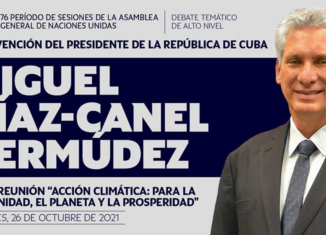 De acuerdo con el sitio web de la ONU, se trata de una reunión de alto nivel convocada por el presidente del septuagésimo sexto período de sesiones de la ONU. Este debate temático tendrá lugar dentro del 76º período de sesiones de la Asamblea General.