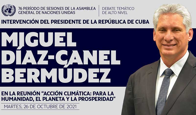 De acuerdo con el sitio web de la ONU, se trata de una reunión de alto nivel convocada por el presidente del septuagésimo sexto período de sesiones de la ONU. Este debate temático tendrá lugar dentro del 76º período de sesiones de la Asamblea General.