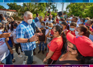 Así lo suscribió en su cuenta en twitter, donde comentó el recorrido que realizara la víspera por la comunidad Libertad, en el capitalino municipio de La Lisa.