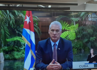 El presidente de Cuba, Miguel Díaz- Canel, ratificó este miércoles al gobierno y pueblo de Colombia su apoyo a la paz en este país durante un acto por el primer lustro de la firma del Acuerdo de Paz,.