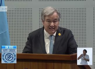 Antonio Guterres en la Cumbre del G77 y China