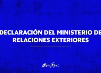 declaración del Ministerio de Relaciones Exteriores de Cuba